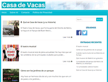 Tablet Screenshot of casadevacas.es